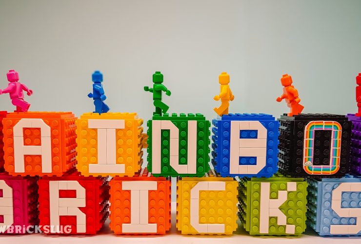 Rainbow bricks lego user group LUG