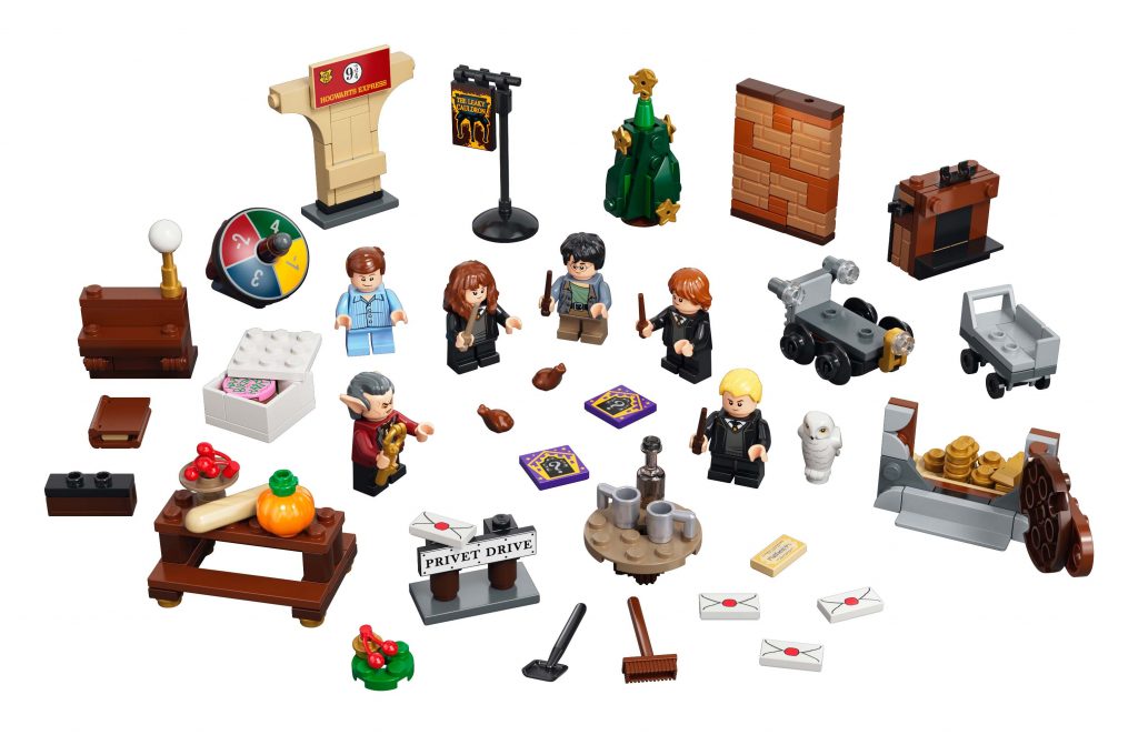 LEGO® Harry Potter™ Advent Calendar [76390] Pieces: 274 Minifigures: 6 [Harry Potter, Ron Weasley™, Hermione Granger™, Draco Malfoy™, Dudley Dursley and Griphook] Price: AUD 49.99 https://www.lego.com/en-au/product/lego-harry-potter-advent-calendar-76390