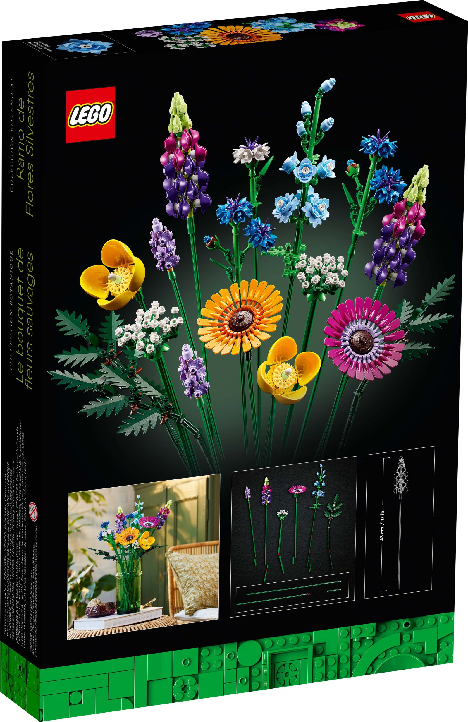 Reveal: LEGO® Icons Dried Flower Centerpiece & Wildflower Bouquet