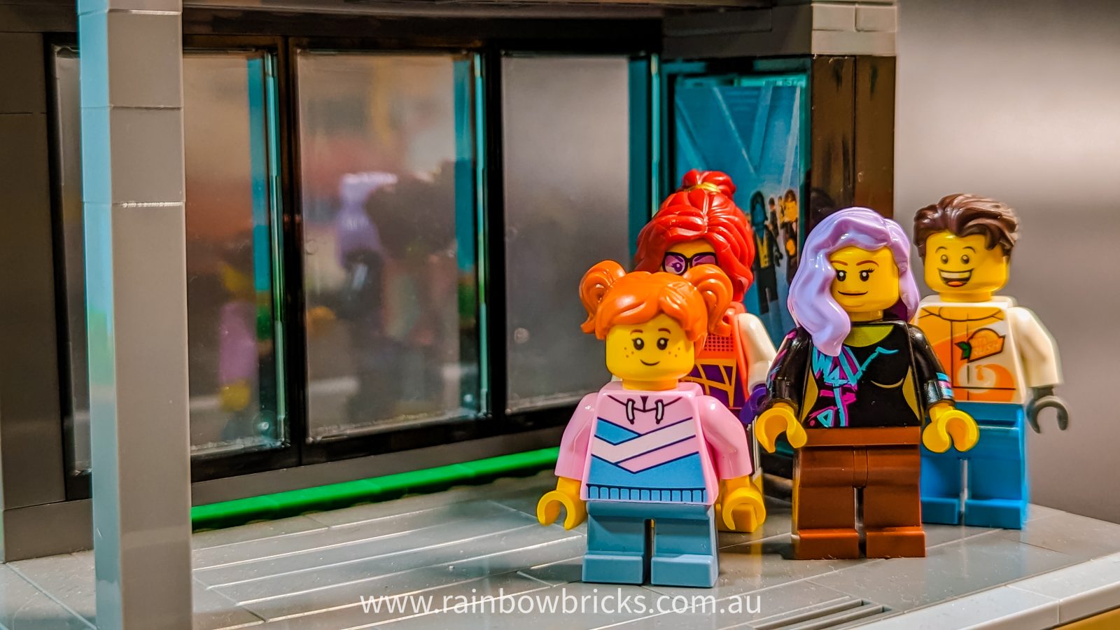 Waiting for the bus to a Rainbow Bricks Brickfest LEGO® Fan Event