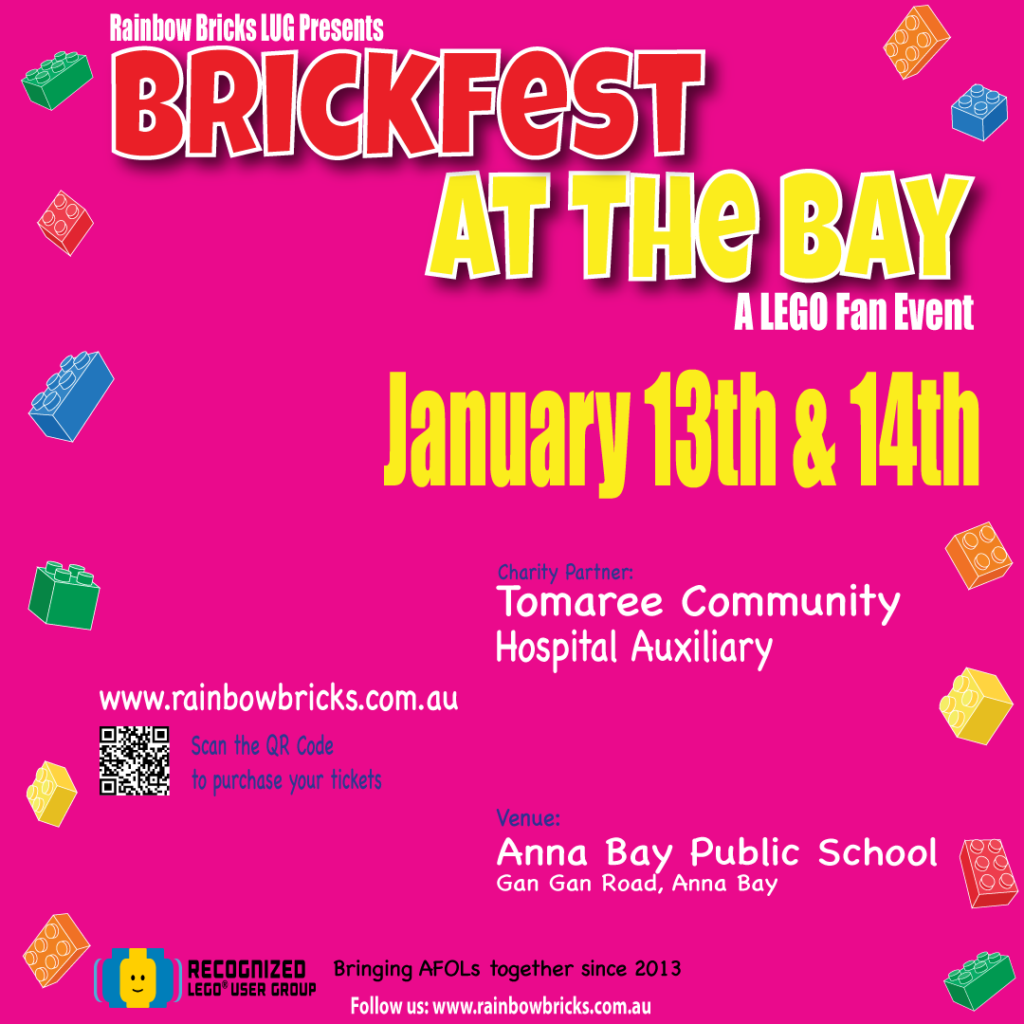 Brickfest at The Bay is returning in 2024! Rainbow Bricks