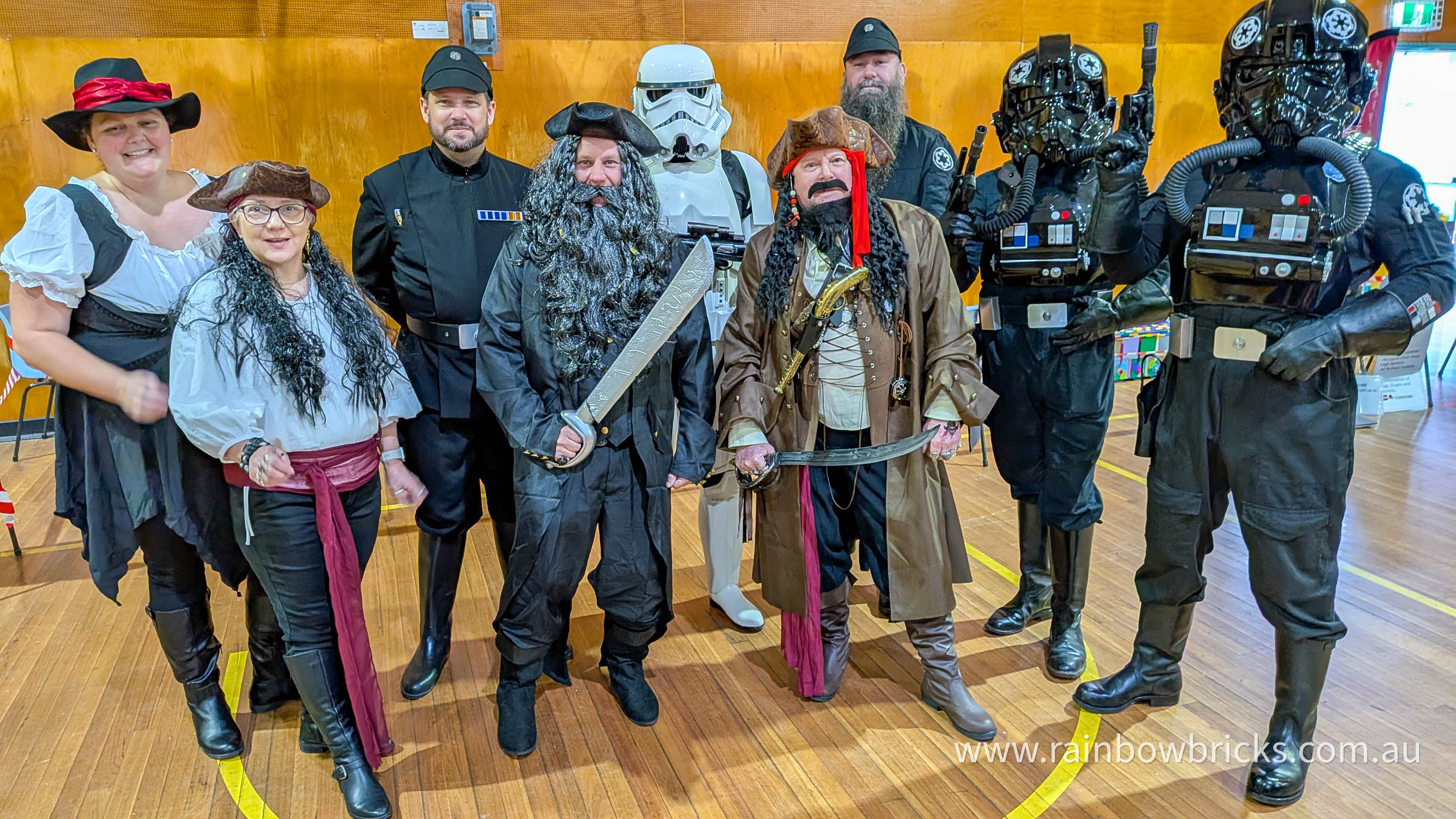 501st Legion at the event with Rainbow Bricks Members