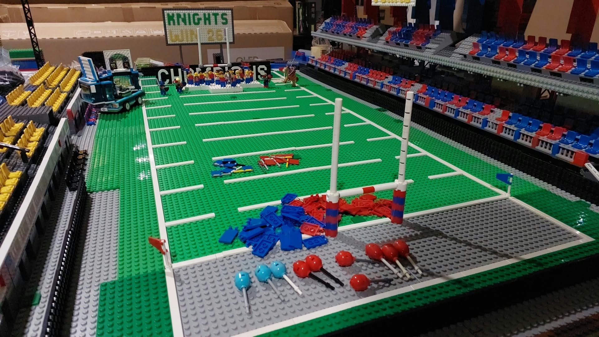 Massive LEGO Stadium Build