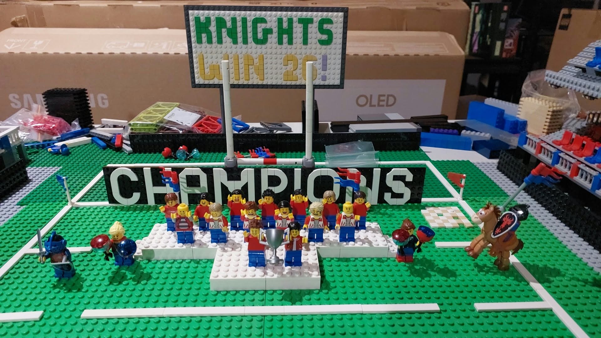 Knights Win Scoreboard