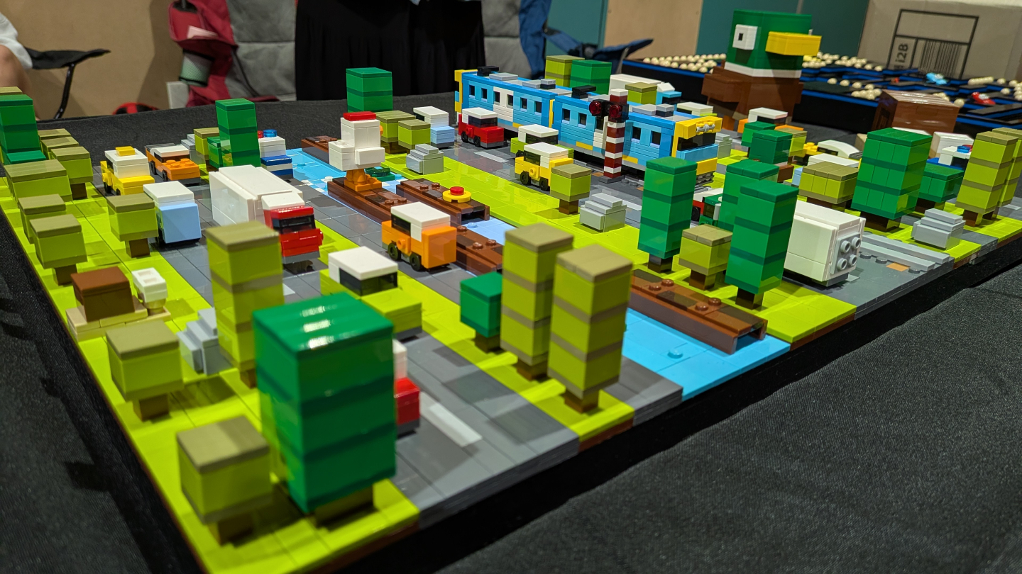 🎮 FROM SCREEN TO STUDS: HELP MAKE CROSSY ROAD AN OFFICIAL LEGO® SET! 🐔🚗🧱
Ever played the hit mobile game Crossy Road and wondered how perfect those blocky voxels would look in real LEGO® bricks? @RainbowBricksLUG member Matt (@stowball) thought the exact same thing—and built it into reality!

✨ Here’s your chance to turn this idea into an official LEGO® set:
Every official LEGO® Ideas set needs to reach 10,000 public votes to enter review by the LEGO Group.

Come see Matt’s Crossy Road build up close on the @NewcastleBrickfest show floor this weekend!
Chat with Matt about his design process and secret building techniques.
Jump online, cast your free vote of support on LEGO® Ideas, and help bring an Aussie builder’s creation to store shelves worldwide!

📍 Newcastle Jockey Club, Broadmeadow
🗓️ Saturday 26th & Sunday 27th September 2026
❤️ 100% of event profits support the John Hunter Children’s Hospital Kids Club. 

📱 Hit the link in our bio to read Matt’s full interview on the Rainbow Bricks website, where you can support the LEGO® Ideas project and grab your Brickfest tickets!

#NewcastleBrickfest #RainbowBricks #LEGOIdeas #CrossyRoad #LEGOCommunity #AFOLAustralia #MOCBuilders #WhatsOnNewcastle #JHCHKidsClub