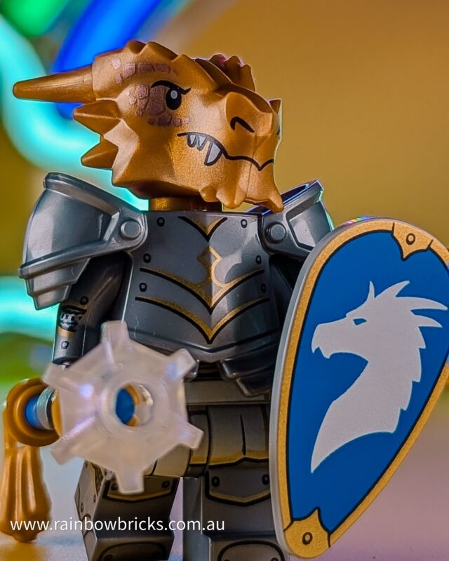 Dragonborn Paladin is a cracker of a minifigure as it is. However, the beauty of LEGO is that we can switch things around. And I am sure many LEGO Castle fans will also change the head to a normal Minifigure head for the Castle creations.

What is your favourite Minifigure in the Dungeons and Dragons CMF? 

#RebuildtheWorld 🤩🌈

Follow @rainbowbrickslug for more @LEGO

#rainbowbricks #LEGO #LEGOminifigs
#LEGOminifigures #instaLEGO #LEGOphoto
#LEGOphotography #LEGOfan
#toyphotography #LEGOinstagram #stuckinplastic
#LEGOstagram #brickcentral #LEGOgram
#LEGOmania #afol #bricksinfocus #LEGOfun
#LEGOfans #legocertifiedstores_anz #afolcommunity
#LEGOcommunity #LEGOTalkandSort
#DungeonsAndDragons #CollectibleMinifigures
#Minifigures #DND