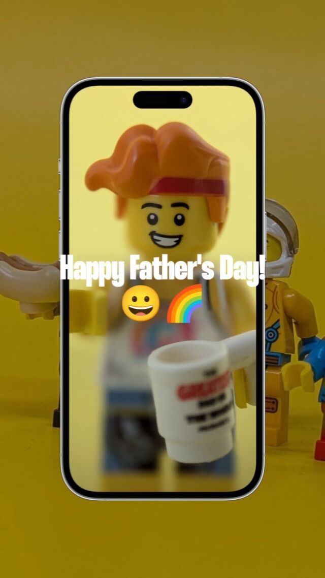 🎉 Happy Father's Day to all the dads, grandpas, uncles, stepdads, and father figures out there! You make a difference in the lives of those around you. Enjoy your special day!
🥰🌈

#RebuildtheWorld 🤩🌈

Follow @rainbowbrickslug for more @LEGO
@legocertified_anz content

#rainbowbricks #LEGO #LEGOminifigs
#LEGOminifigures #instaLEGO #LEGOphoto
#LEGOphotography #LEGOfan
#toyphotography #LEGOinstagram #stuckinplastic
#LEGOstagram #brickcentral #LEGOgram
#LEGOmania #afol #bricksinfocus #LEGOfun
#LEGOfans #legocertifiedstores_anz #afolcommunity
#LEGOcommunity #FathersDay #dad