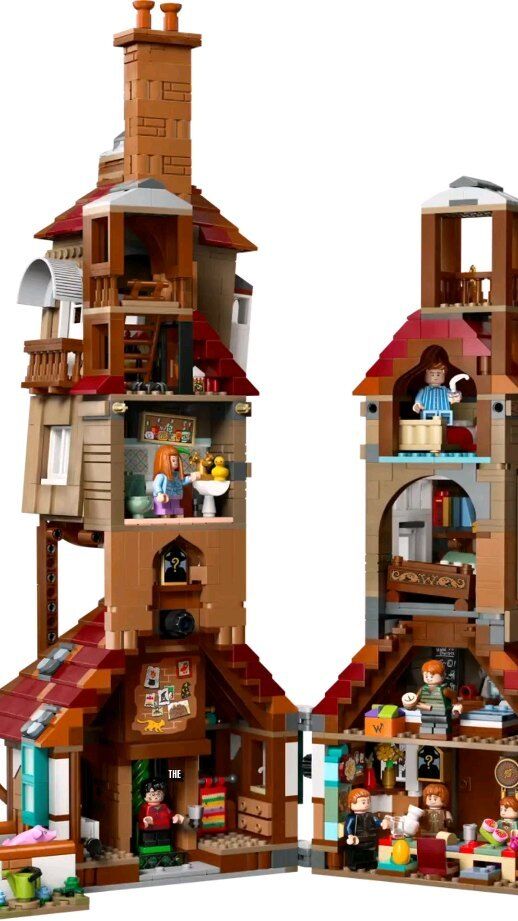 Set Name: The Burrow – Collectors' Edition
Set No: 76437
Pieces: 2405
RRP: AUD399.99
https://www.lego.com/en-au/product/the-burrow-collectors-edition-76437
This LEGO brick-built recreation of the Weasleys' house uses clever techniques to capture its rickety look, with its tilted floors and wonky walls. Open up your creation to reveal the detailed interior, packed with authentic, playful accessories and magical features, such as 'self-cleaning' pots in the kitchen and a fireplace with a Floo Network function to make a Minifigure 'disappear'. 
The Burrow model in this 2,405-piece LEGO® Harry Potter™ building set measures over 46 cm (18 in.) high, 25 cm (9.5 in.) wide and 23 cm (9 in.) deep.

#RebuildtheWorld 🤩🌈
Follow @rainbowbrickslug for more @LEGO
@legocertified_anz content

#rainbowbricks #LEGO #LEGOminifigs
#LEGOminifigures #instaLEGO #LEGOphoto
#LEGOphotography #LEGOfan
#toyphotography #LEGOinstagram #stuckinplastic
#LEGOstagram #brickcentral #LEGOgram
#LEGOmania #afol #bricksinfocus #LEGOfun
#LEGOfans #legocertifiedstores_anz #afolcommunity
#LEGOcommunity #harrypotter #legoharrypotter #wizardingworld