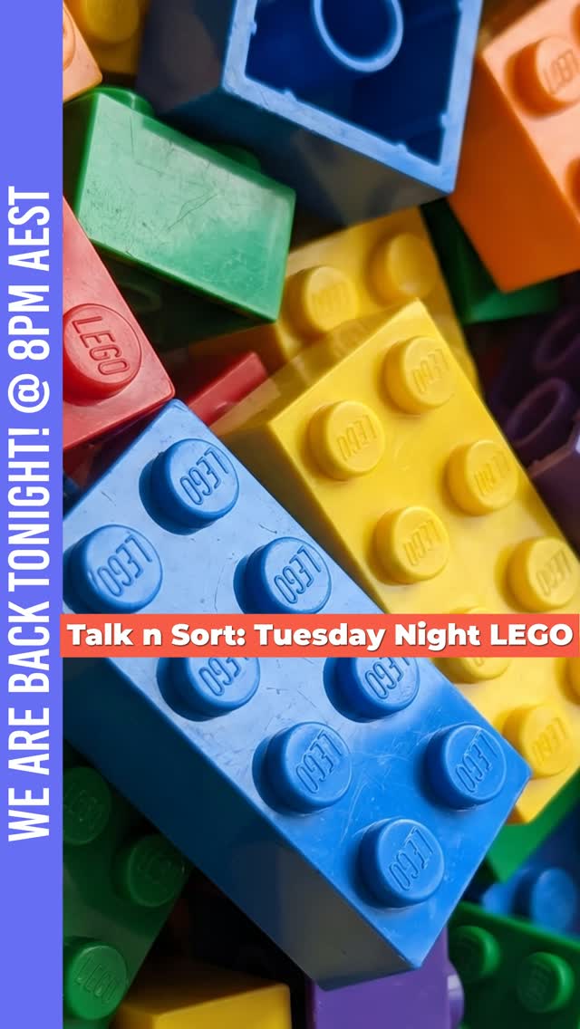 Going live TONIGHT at 8:00 PM AEST! 🚨🧱 

Grab your bricks, pull up a tub of unsorted LEGO®, and come hang out with the Rainbow Bricks crew for Talk n Sort: Tuesday Night LEGO!

This week, we're covering:
🧱 LEGO Masters AU Recap: A look back at what happened on Sunday night. 
💥 POP BAM Lake Macquarie Recap: Looking back at our brilliant mini-exhibition at the Hunter Sports Centre in Glendale this past weekend.
🌊 MidCoast Brickfest Preview: The countdown is officially on for our trip to Forster-Tuncurry this Sunday, 2nd August at Great Lakes College (Tuncurry Campus) supporting Krambach Public School!
📰 LEGO® News & Reveals: We’ll be breaking down all the major news and set announcements from the last fortnight, including the official reveal of the LEGO® Marvel Avengers: Doomsday sets, LEGO® Ideas 21369 The X-Files, and so many more!

🎥 Jump onto IG Live right here at 8 PM, or hit the link in our bio to join the live chat on YouTube! See you soon! 👋 

#TalkNSort #RainbowBricks #LEGO #AFOL #MidCoastBrickfest #LakeMacPOPBAM #LEGONews #LEGOCommunity #RebuildTheWorld
