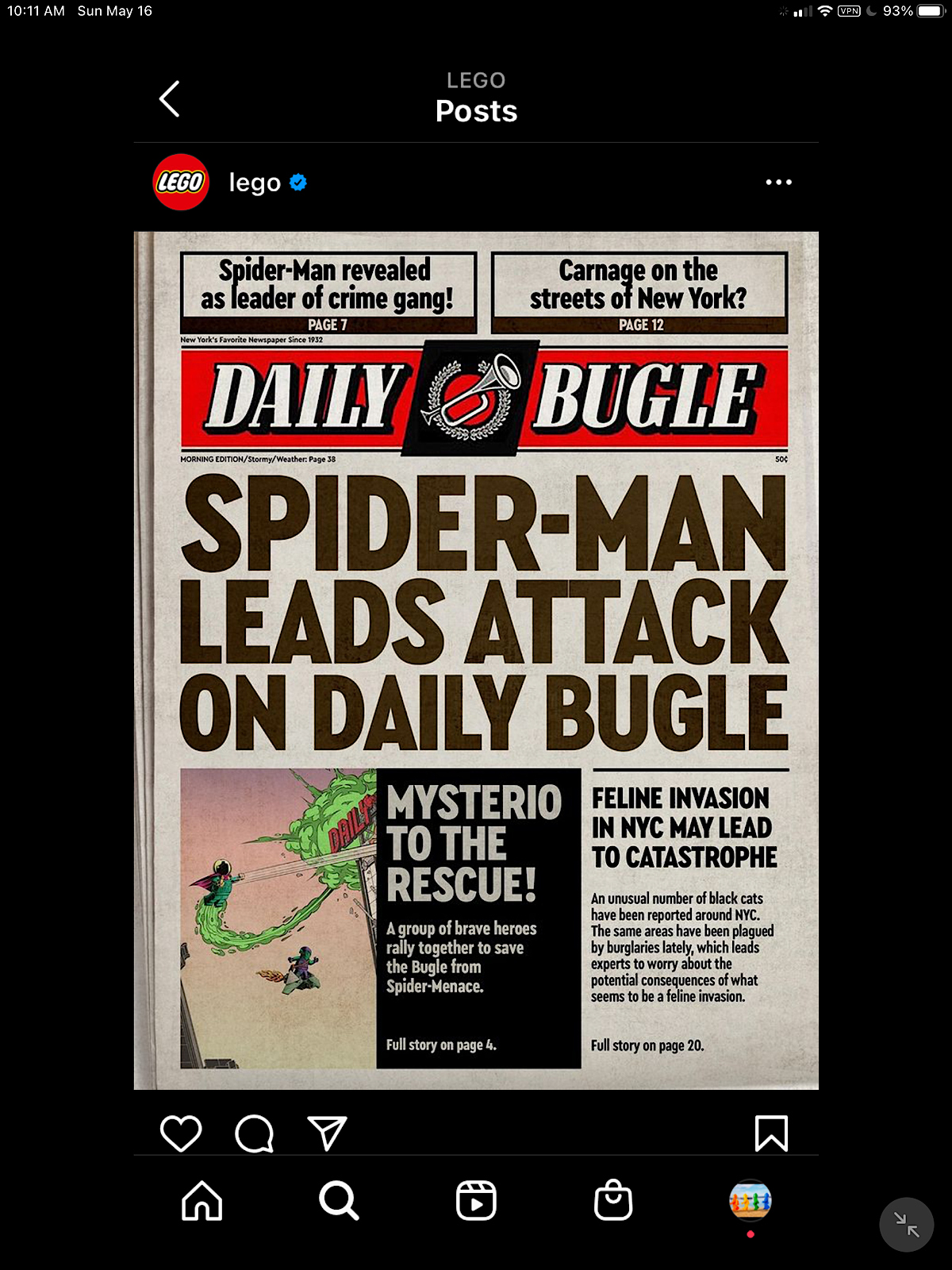 LEGO MARVEL Super Heroes Daily Bugle 76178