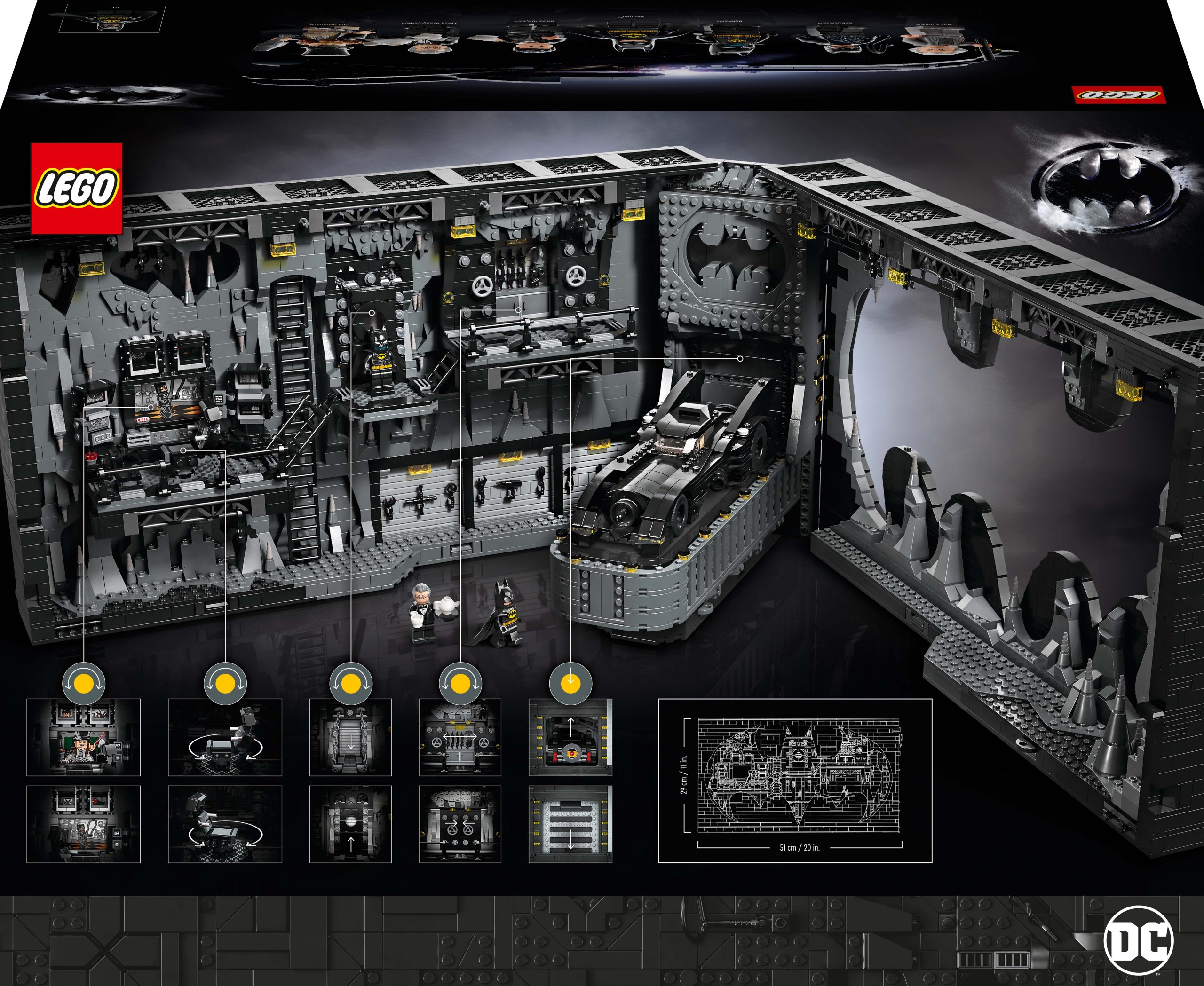 LEGO® Batman Returns Batcave Shadowbox [76252]