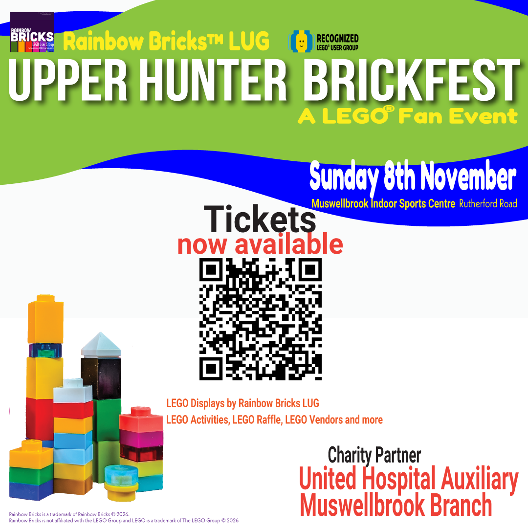 Upper Hunter Brickfest A LEGO Fan Event 2026