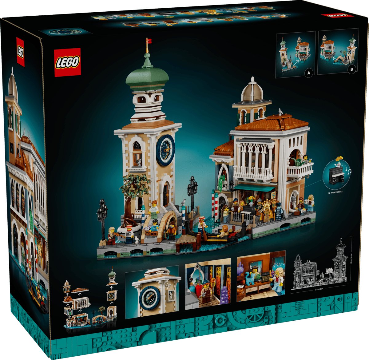 LEGO 11388 Venetian Neighbourhood box back
