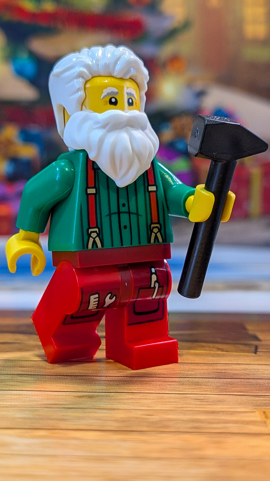 LEGO City Advent Calendar 2026 Day 1: finished Santa Claus in Workshop Outfit