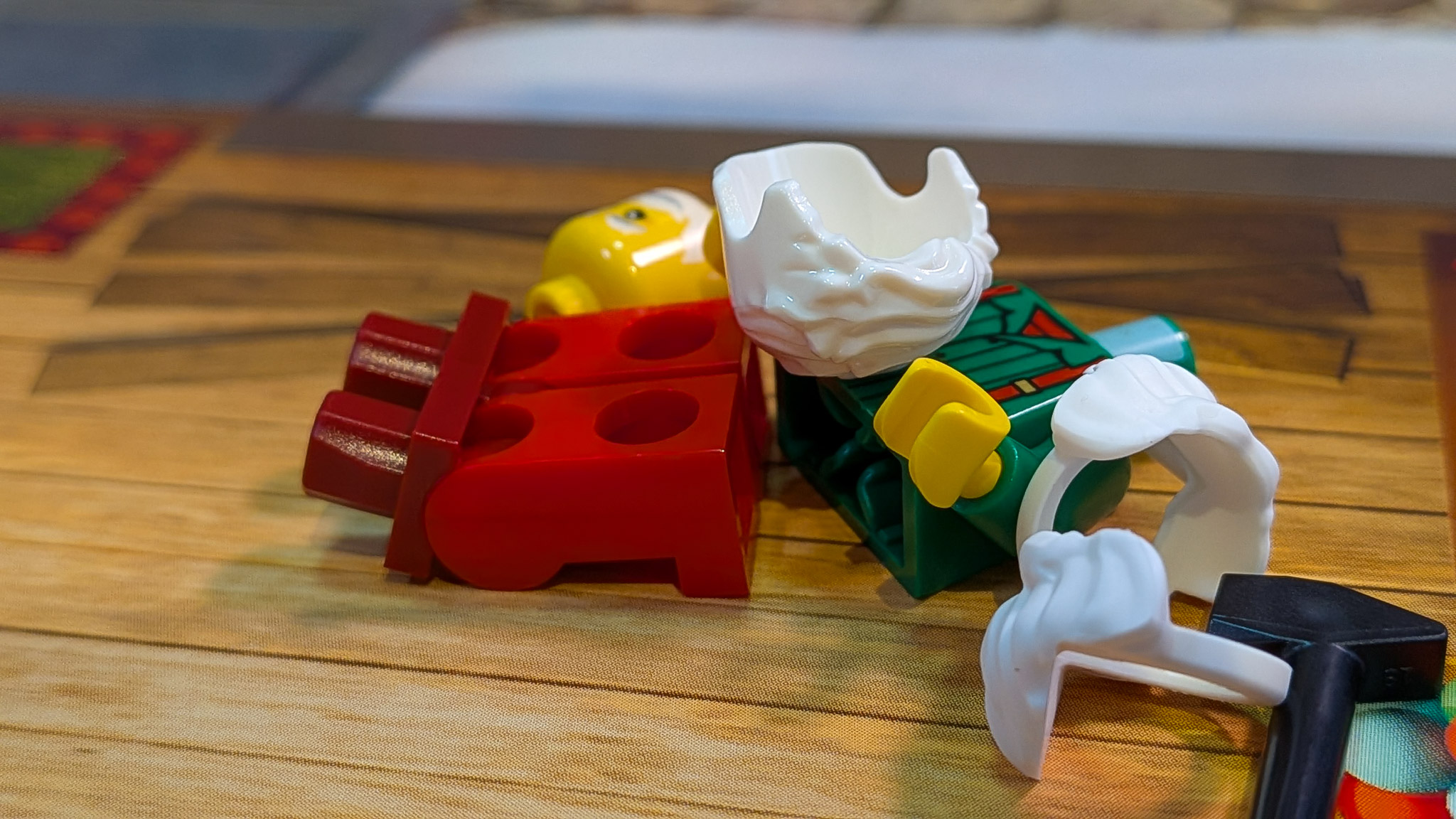 LEGO City Advent Calendar 2026 Day 1: loose pieces