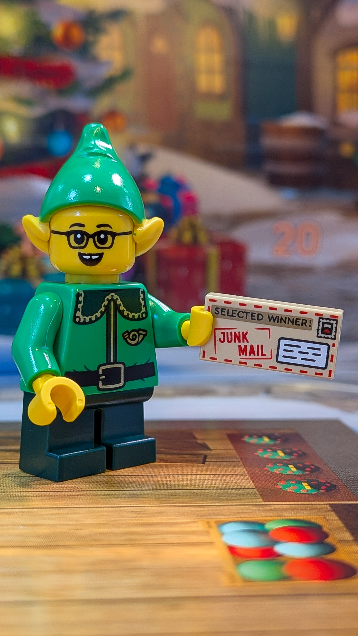 LEGO City Advent Calendar 2026 Day 5: finished Elf with Letter