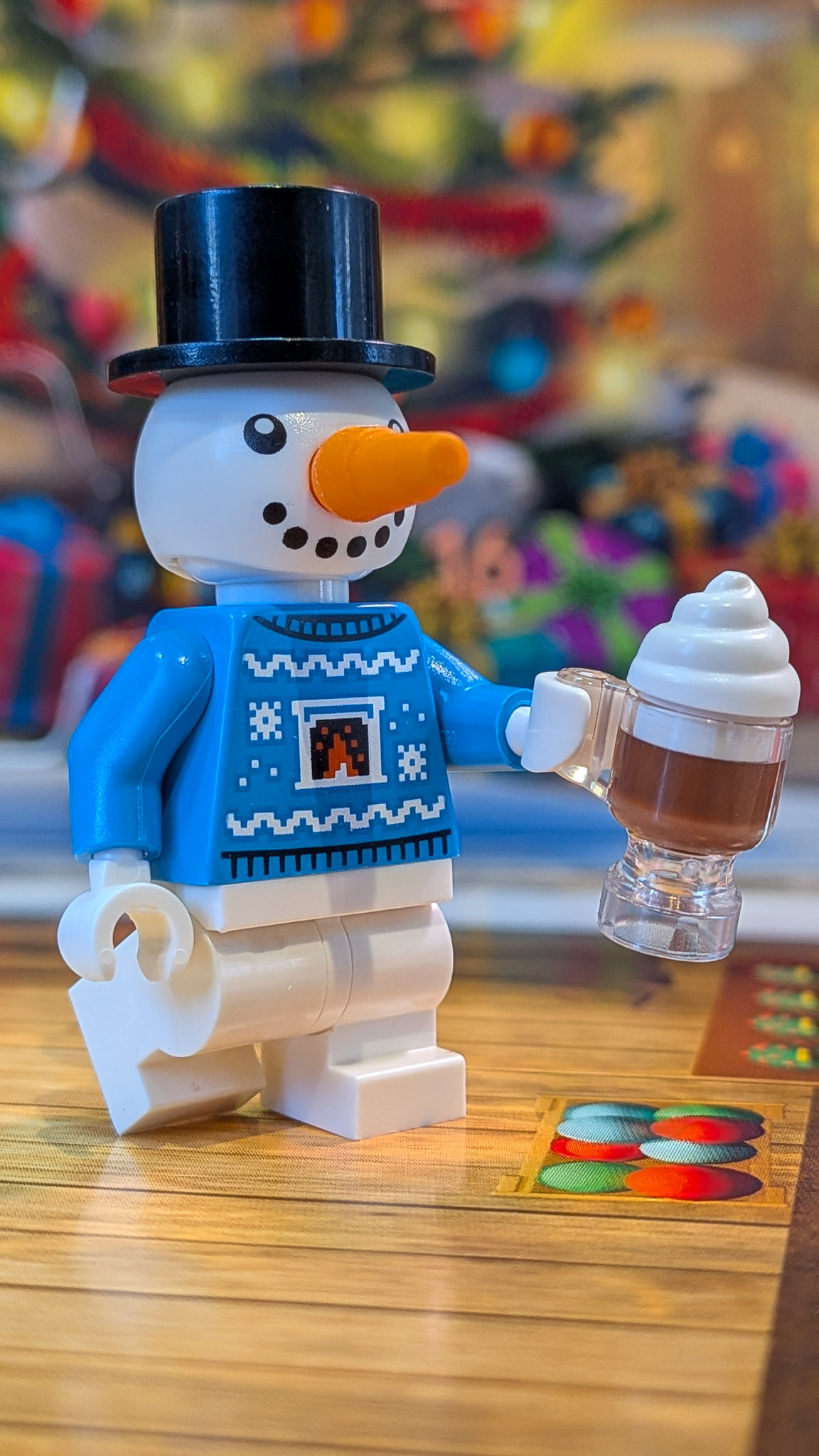 LEGO City Advent Calendar 2026 Day 13: finished Snowman in Christmas Sweater