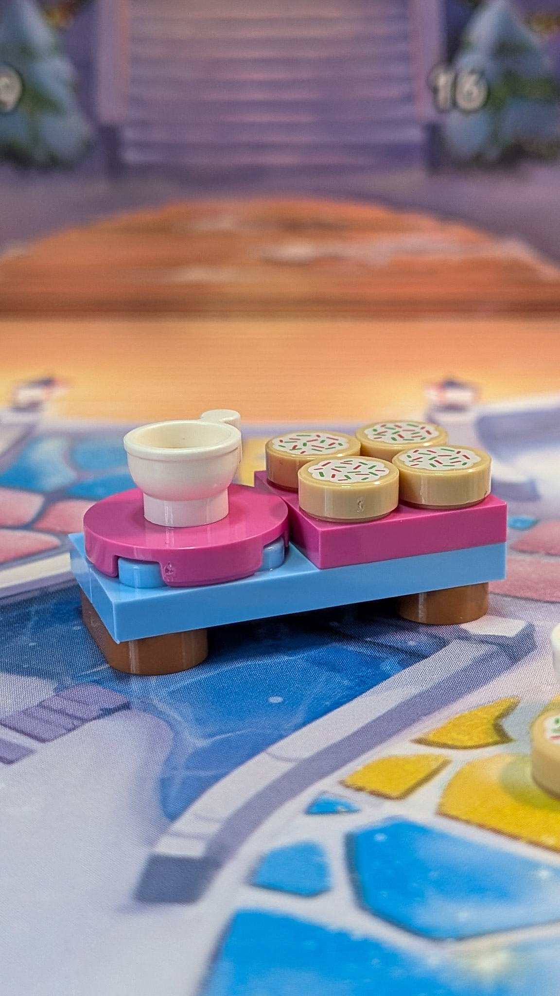 LEGO Disney Princess Advent Calendar 2026 Day 4: finished Table with Cup and Cookies