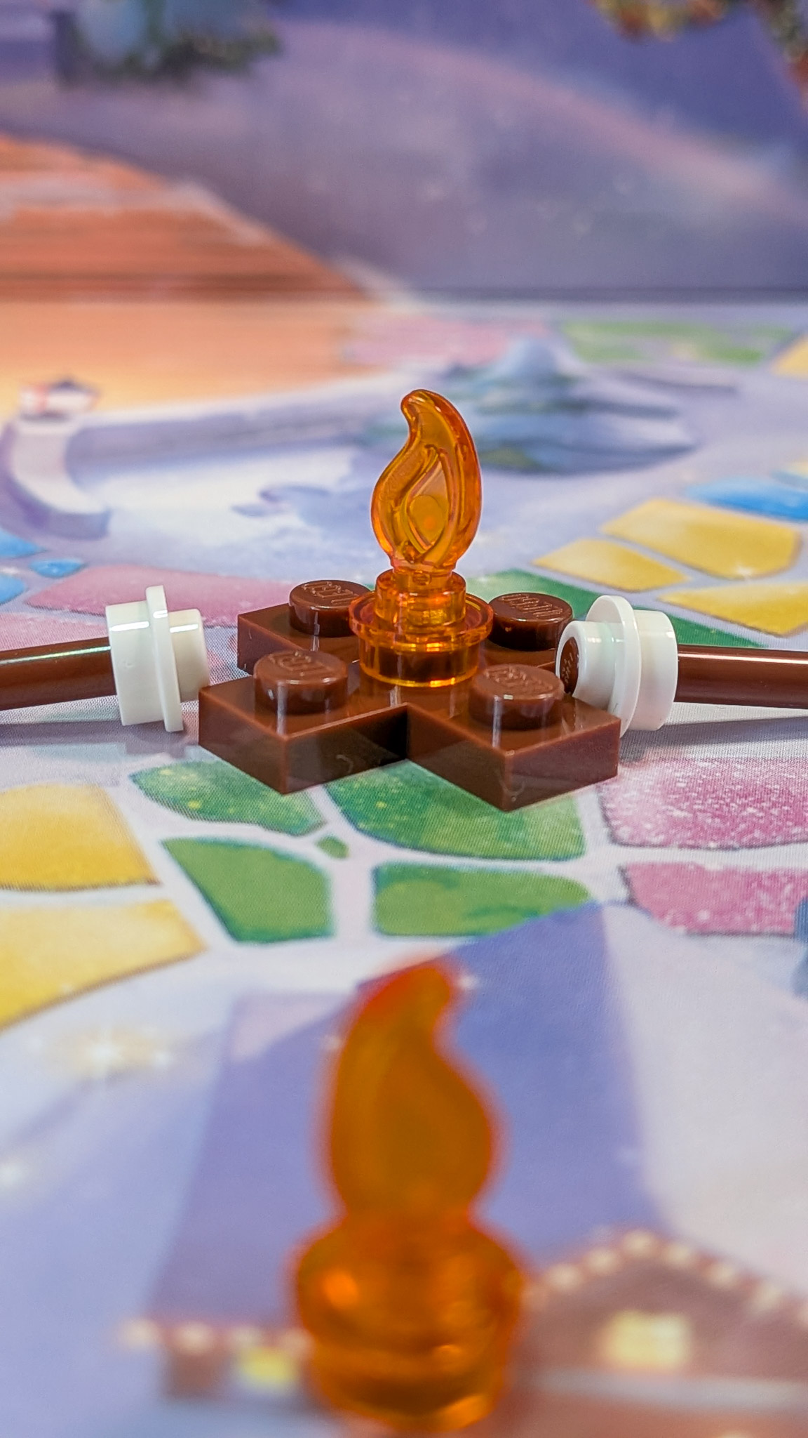 LEGO Disney Princess Advent Calendar 2026 Day 8: finished Campfire and Marshmallow