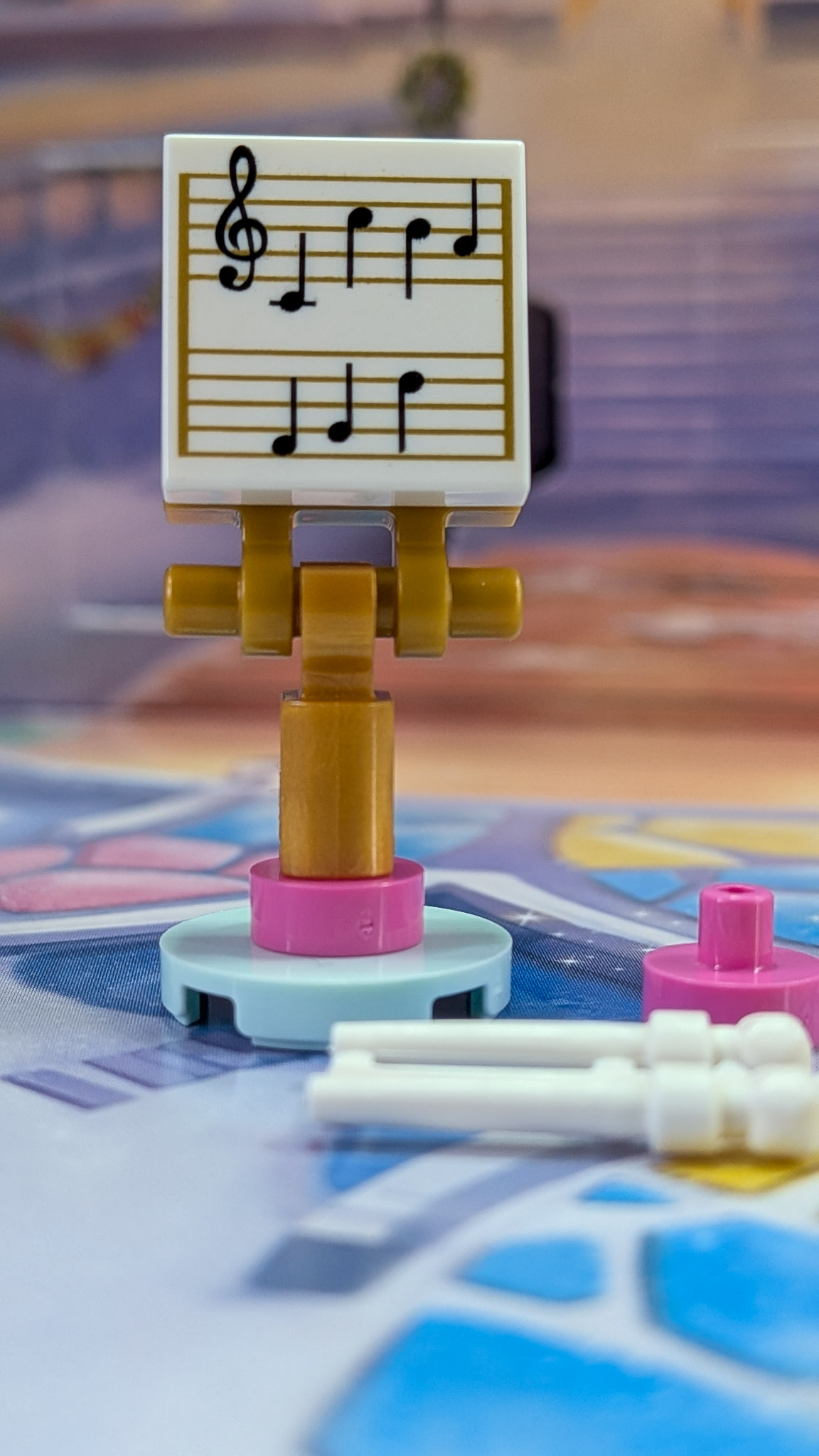 LEGO Disney Princess Advent Calendar 2026 Day 17: finished Music Stand