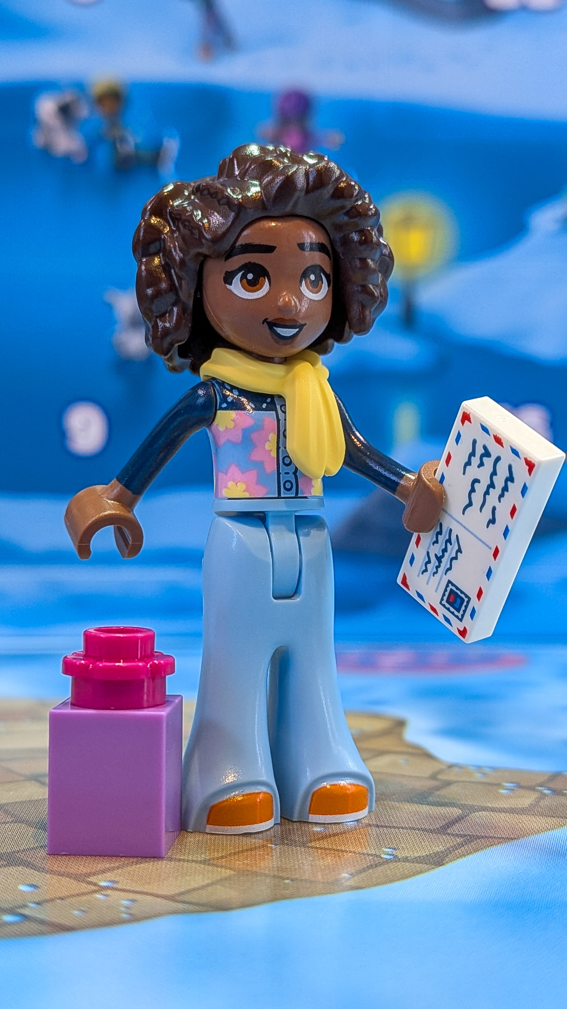 LEGO Friends Advent Calendar 2026 Day 1: finished Aliya, Letter and Present