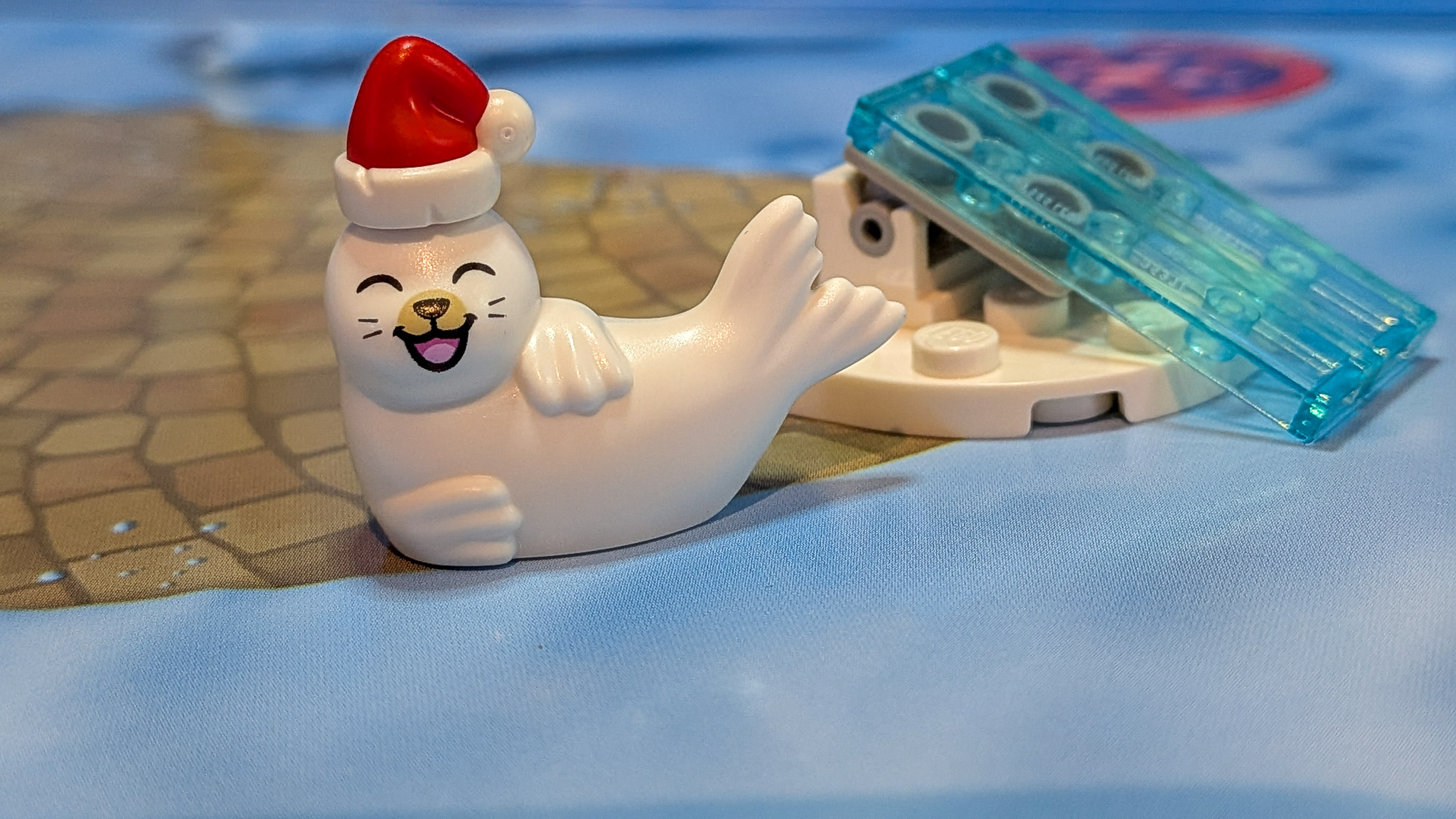 LEGO Friends Advent Calendar 2026 Day 6: finished Seal with Santa Hat and Slide