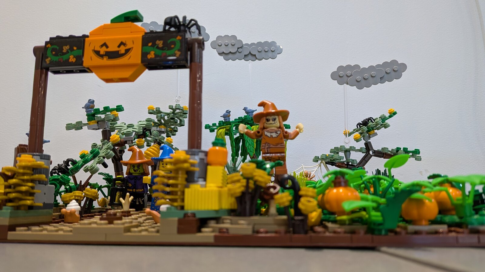 Another view of Kevin's witch and wizard LEGO build
