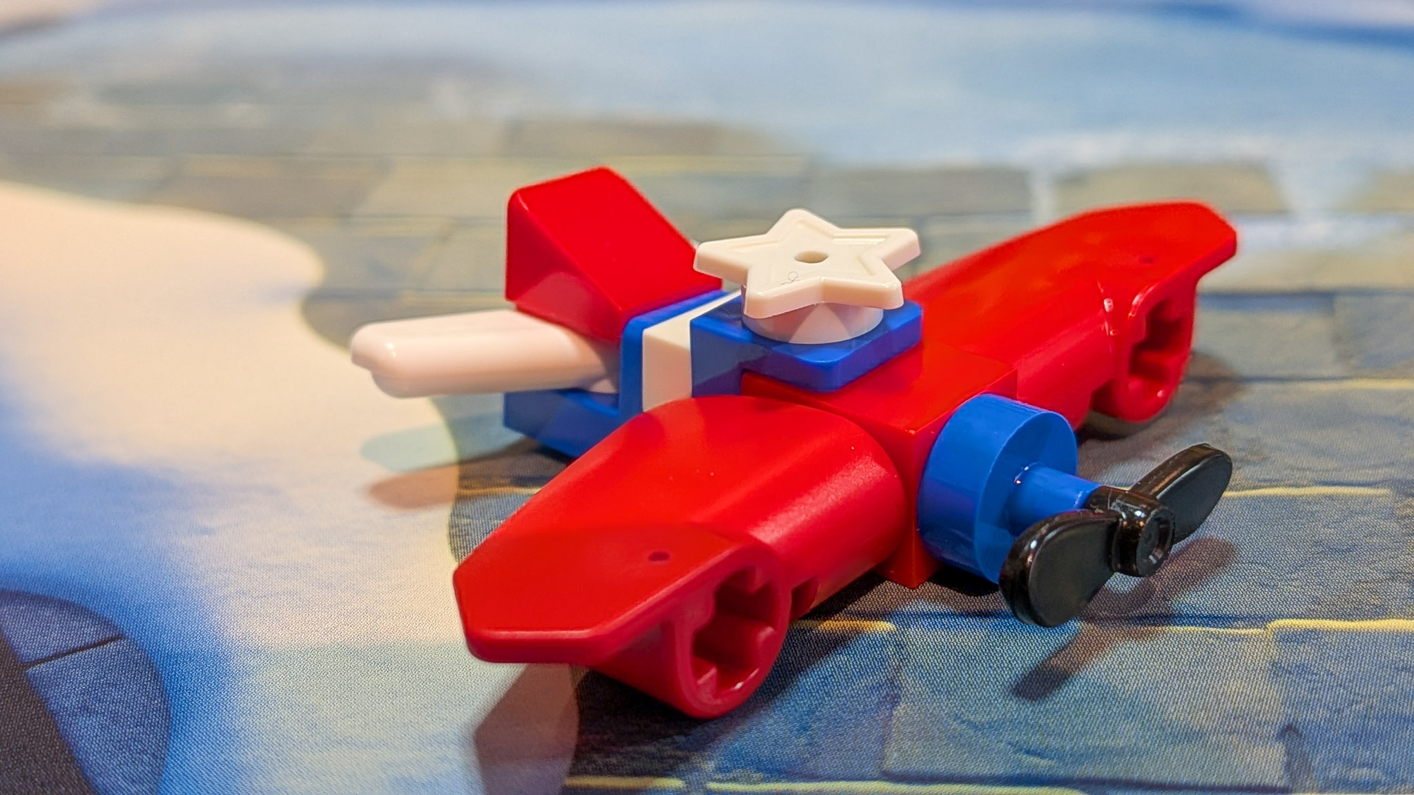 LEGO Marvel Advent Calendar 2026 Day 5: finished Captain America Aeroplane