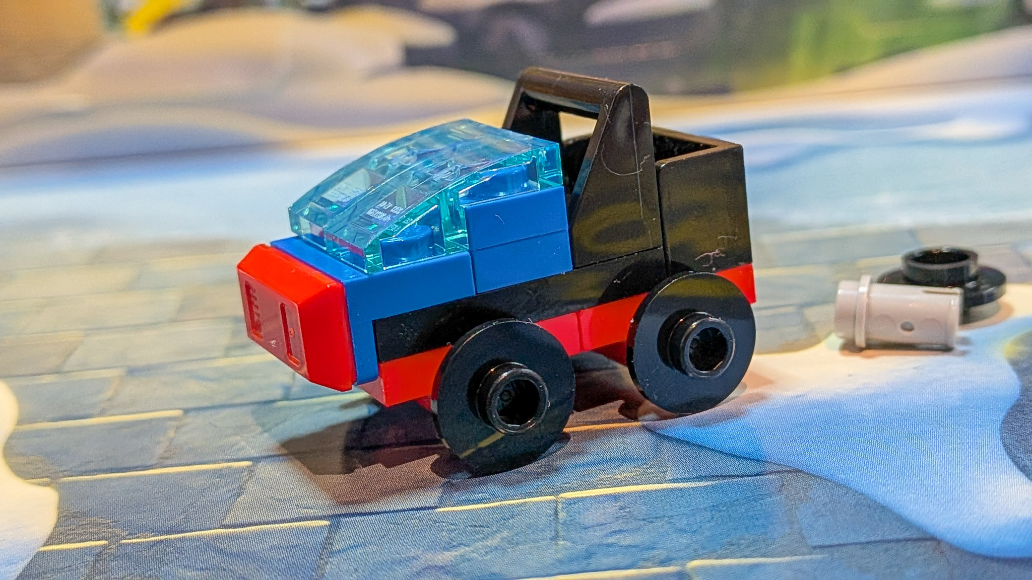 LEGO Marvel Advent Calendar 2026 Day 12: finished Spider-Man Pickup Truck