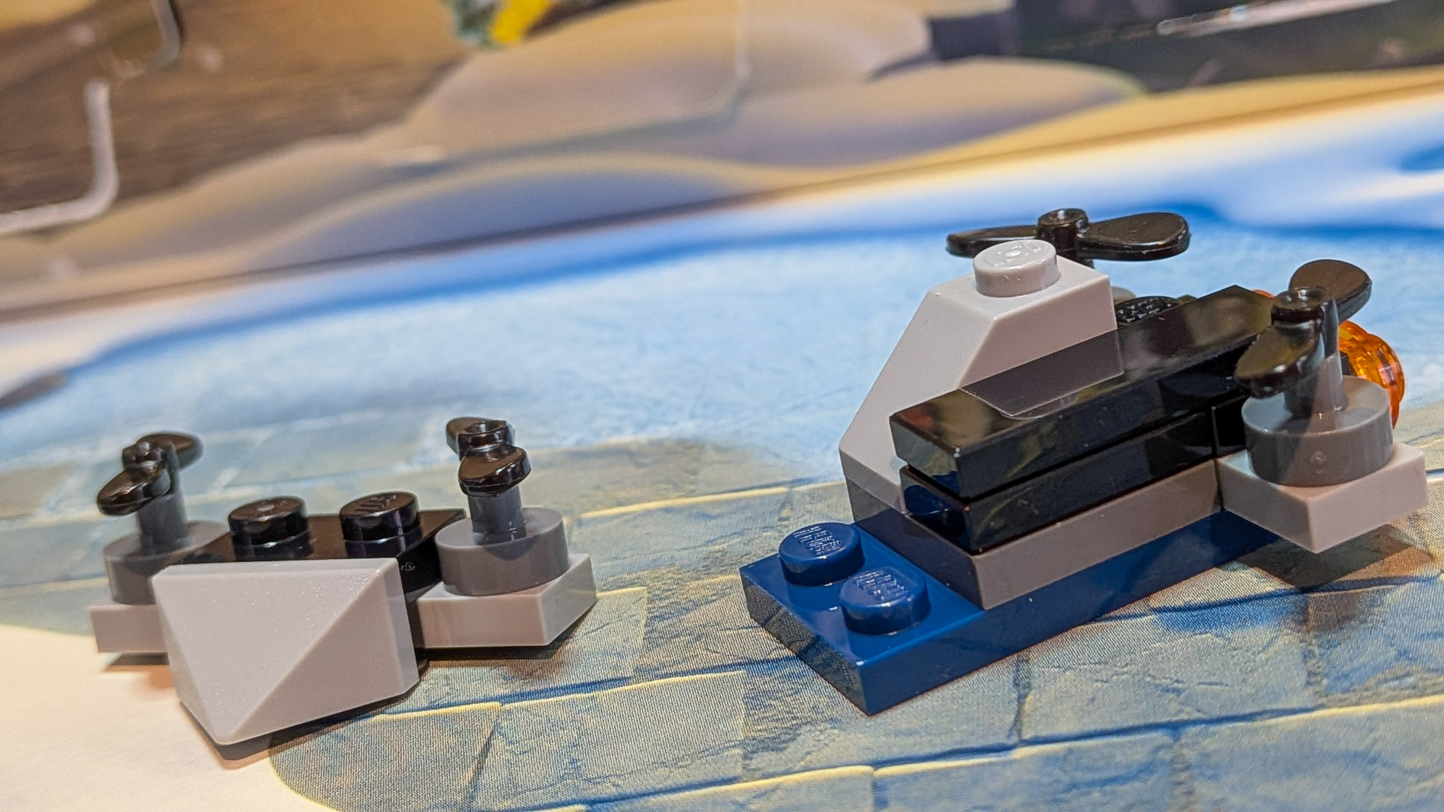 LEGO Marvel Advent Calendar 2026 Day 19: finished Helicarrier