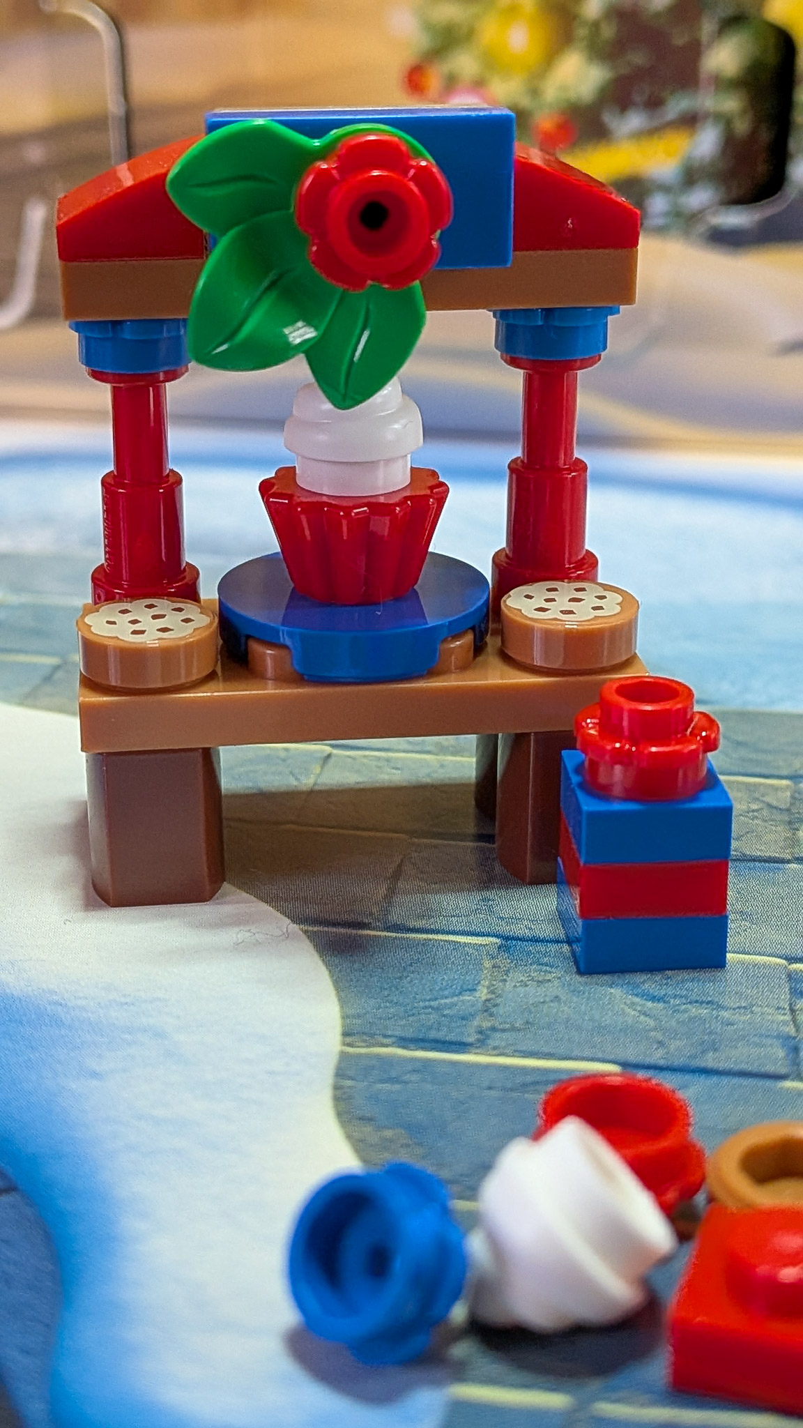 LEGO Marvel Advent Calendar 2026 Day 20: finished Cake Stall