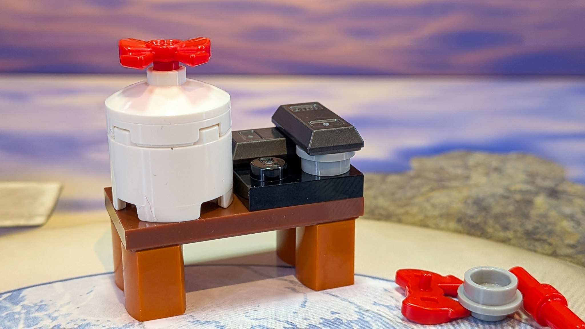 LEGO Star Wars Advent Calendar 2026 Day 2: finished Table with Camtono and Beskar