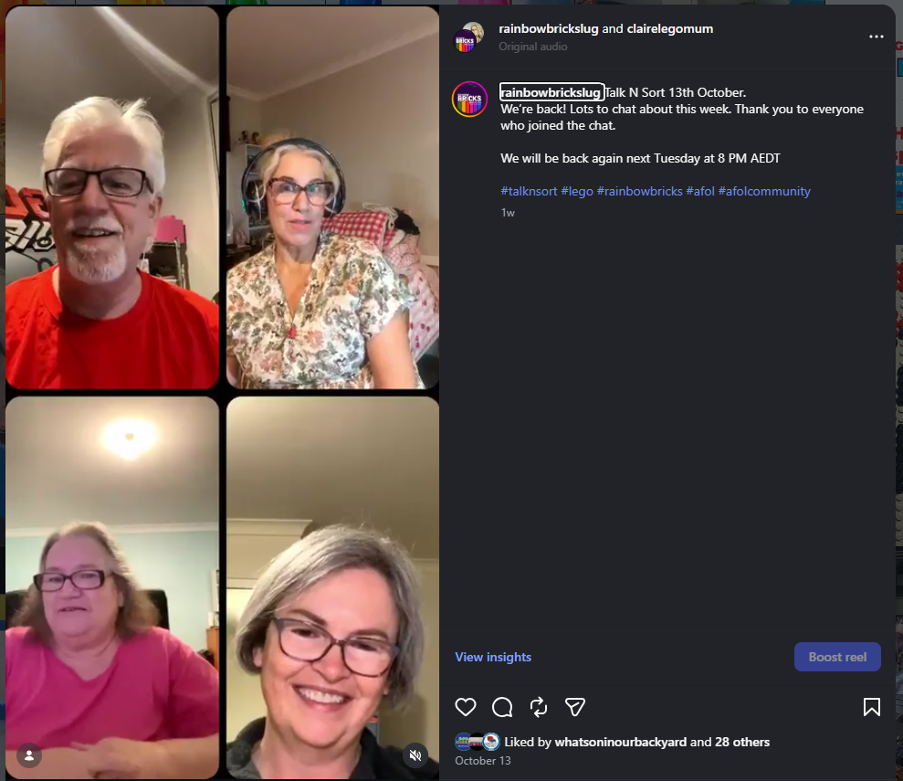 Talk n Sort Is Back – Tuesday Night on Instagram Live